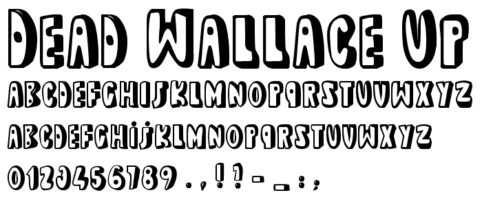 dead wallace UP font